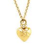Chanel Gold Strass Heart Pendant Necklace - Love that Bag etc - Preowned Authentic Designer Handbags & Preloved Fashions