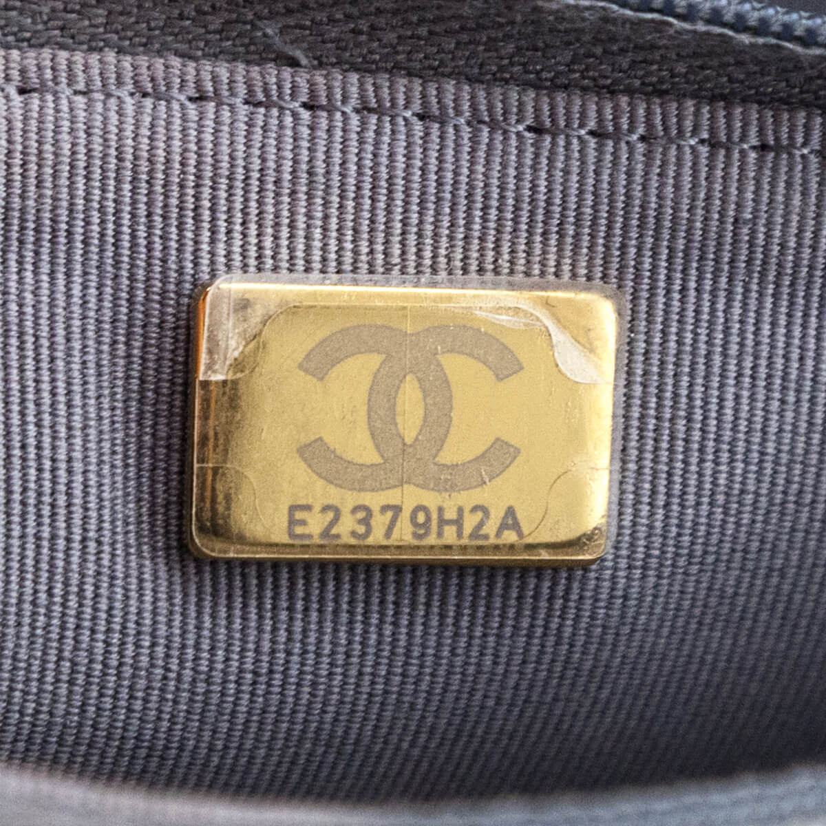 Chanel Gray Caviar Quilted Wallet on Chain WOC