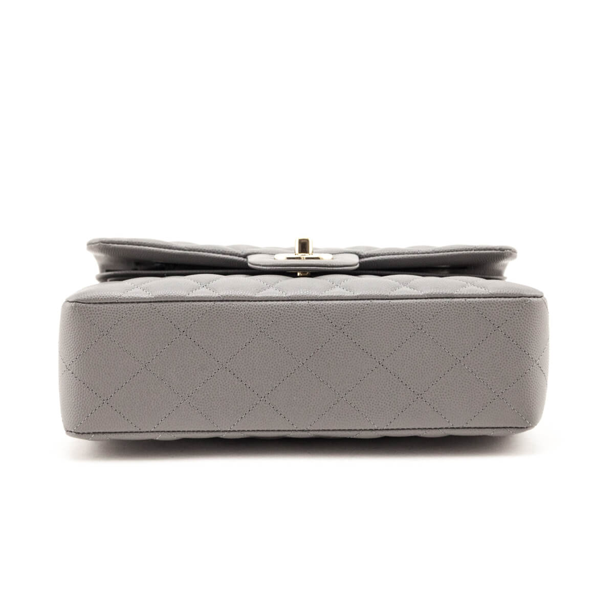 Chanel Grey Caviar Quilted Small Double Flap Bag - Love that Bag etc - Preowned Authentic Designer Handbags & Preloved Fashions