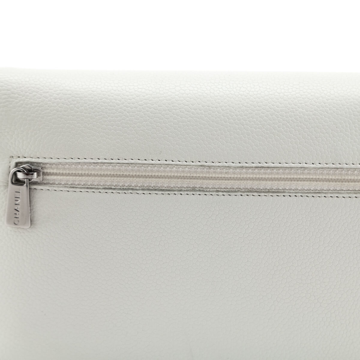 Chanel Ivory Caviar Timeless CC Wallet On Chain - Love that Bag etc - Preowned Authentic Designer Handbags & Preloved Fashions