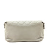 Chanel Light Gray Lambskin Quilted Small Single Flap Shoulder Bag - Love that Bag etc - Preowned Authentic Designer Handbags & Preloved Fashions