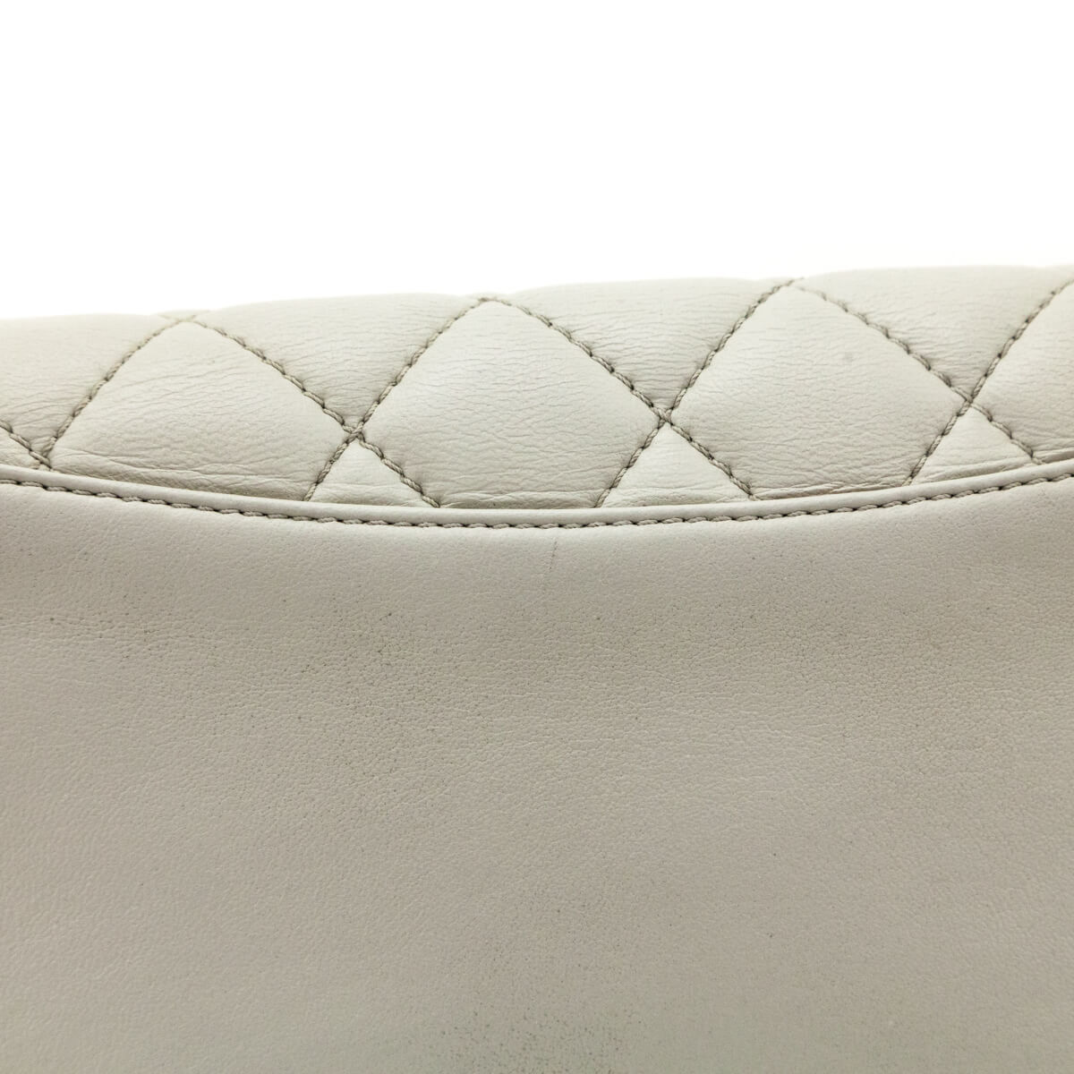Chanel Light Gray Lambskin Quilted Small Single Flap Shoulder Bag - Love that Bag etc - Preowned Authentic Designer Handbags & Preloved Fashions