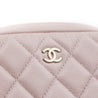 Chanel Light Pink Caviar Quilted Small Curvy Pouch Cosmetic Case - Love that Bag etc - Preowned Authentic Designer Handbags & Preloved Fashions