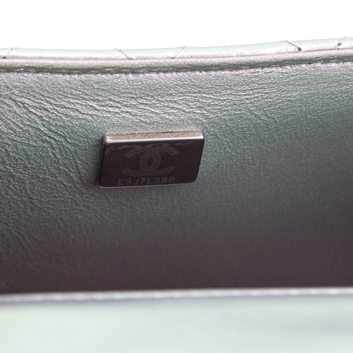 Chanel Light Purple Iridescent Lambskin Quilted Mini Square Flap