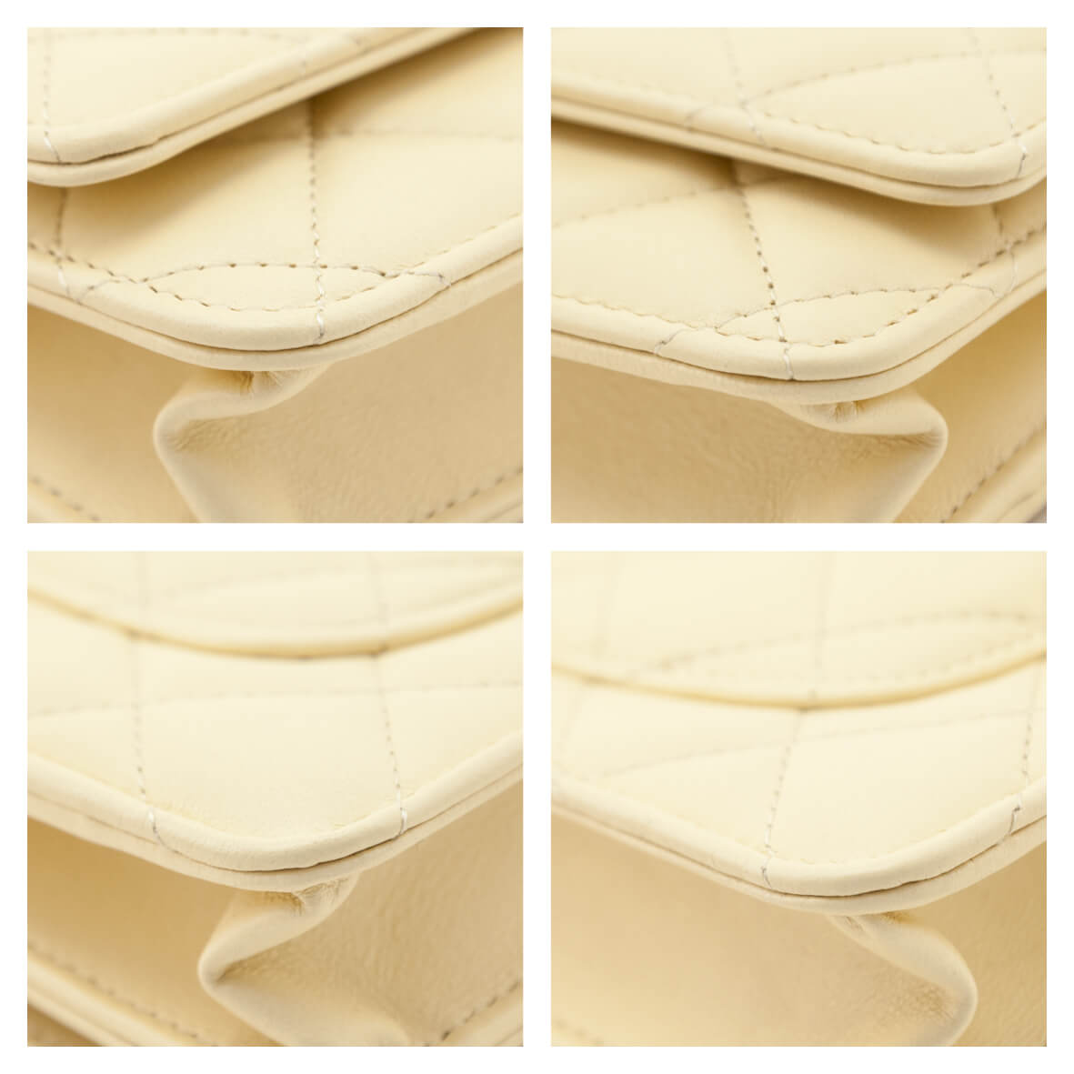 Chanel Light Yellow Lambskin Quilted Wallet On Chain - Love that Bag etc - Preowned Authentic Designer Handbags & Preloved Fashions