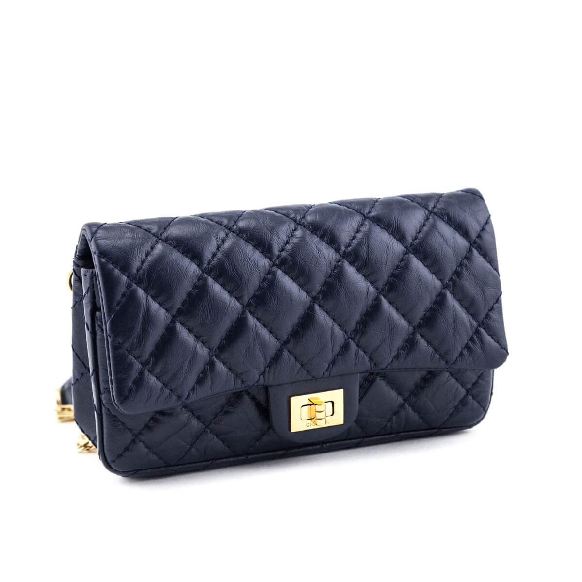 Chanel Marine Quilted Aged Calfskin Reissue Belt Bag - Love that Bag etc - Preowned Authentic Designer Handbags & Preloved Fashions