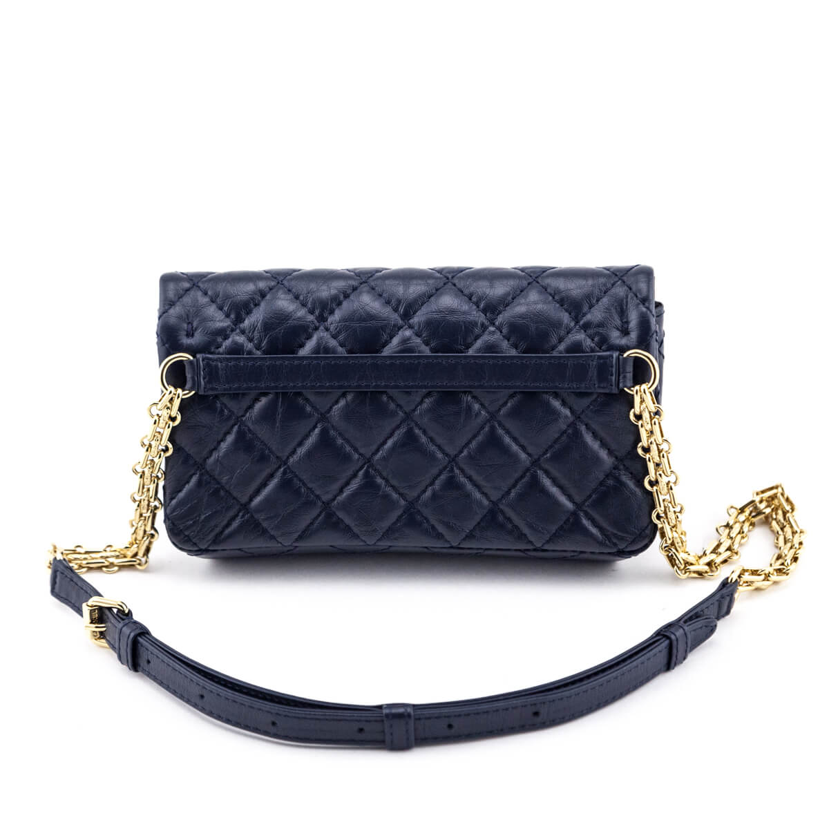 Chanel Marine Quilted Aged Calfskin Reissue Belt Bag - Love that Bag etc - Preowned Authentic Designer Handbags & Preloved Fashions