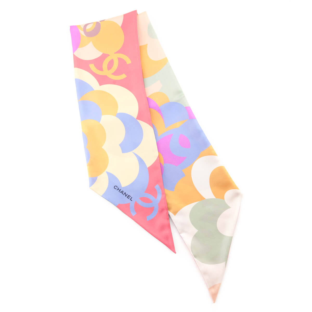 Chanel Multicolored Floral Silk Maxi Bandeau - Love that Bag etc - Preowned Authentic Designer Handbags & Preloved Fashions