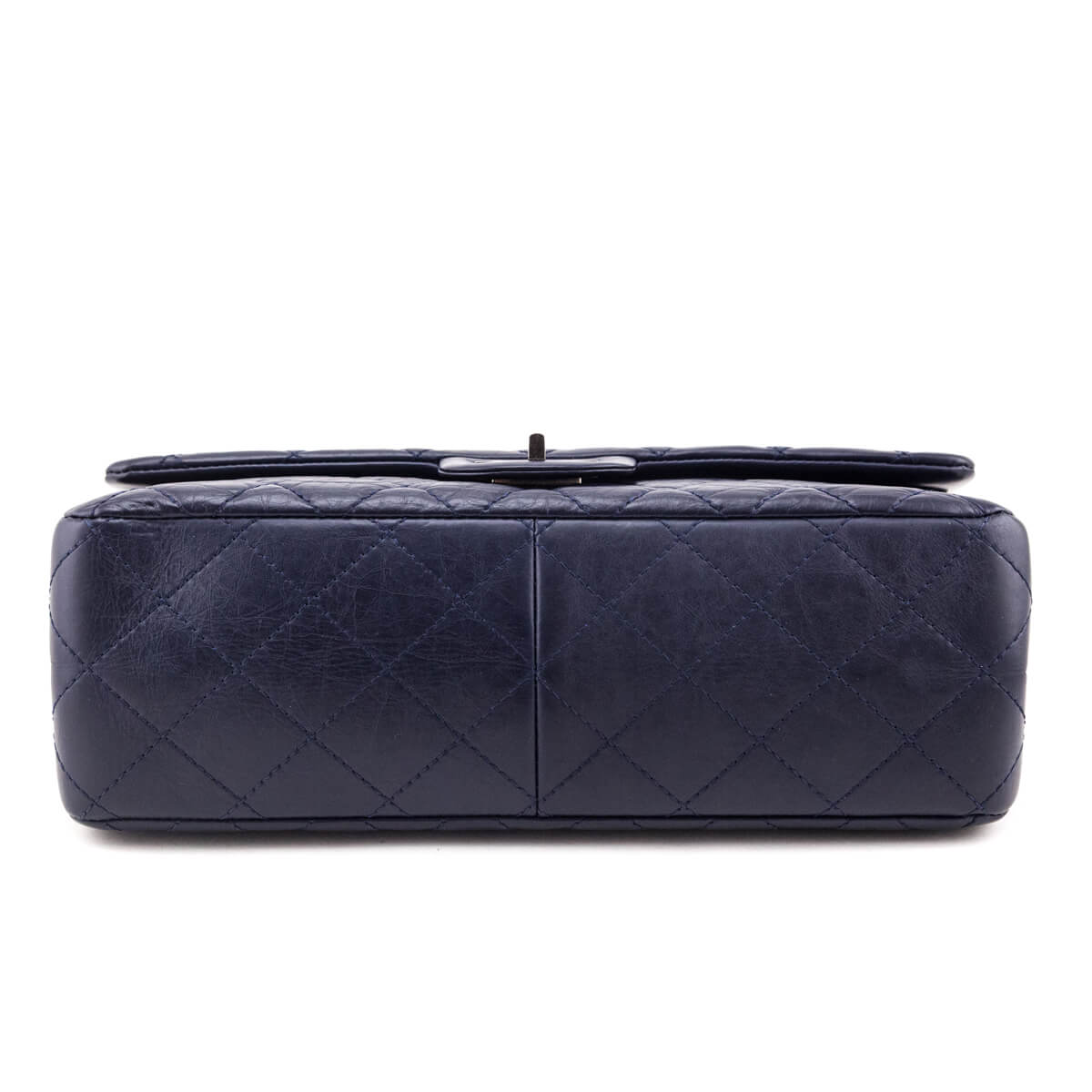 Chanel Navy Aged Calfskin Quilted 2.55 Reissue 227 Flap - Love that Bag etc - Preowned Authentic Designer Handbags & Preloved Fashions