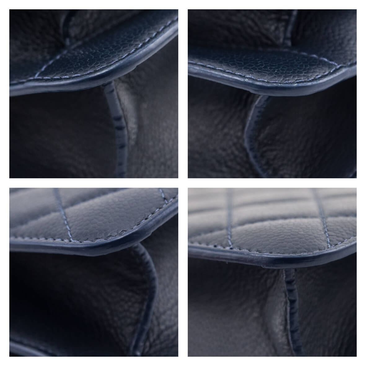 Chanel Navy Caviar Quilted CC Box Flap - Love that Bag etc - Preowned Authentic Designer Handbags & Preloved Fashions