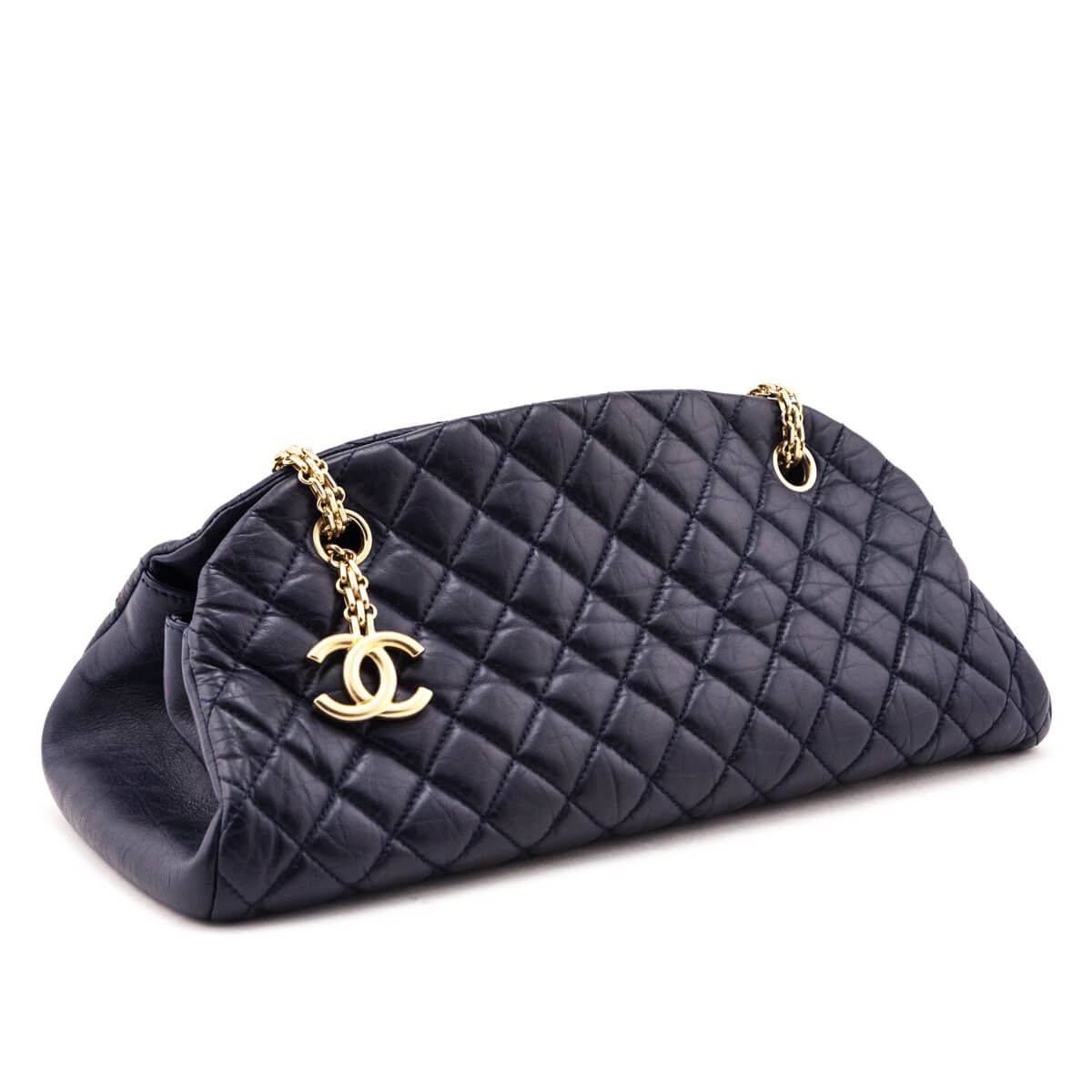 Authentic CHANEL Quilted Caviar Grand Shopper Tote in SHW, Luxury