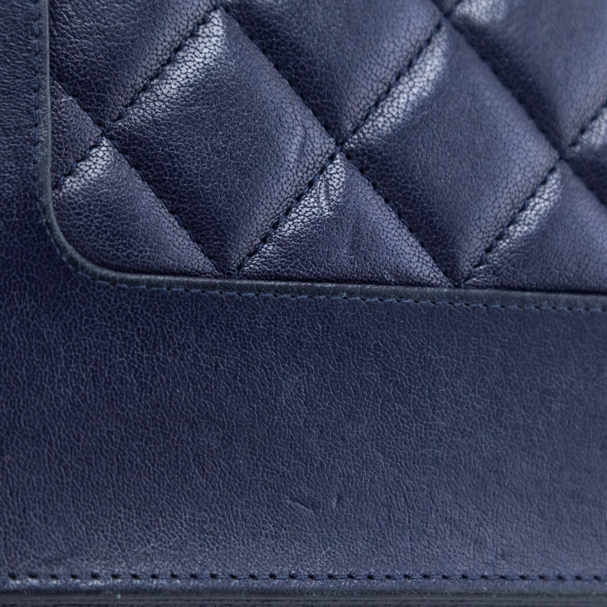 Chanel Navy Sheepskin Mademoiselle Wallet on Chain Bag - Love that Bag etc - Preowned Authentic Designer Handbags & Preloved Fashions