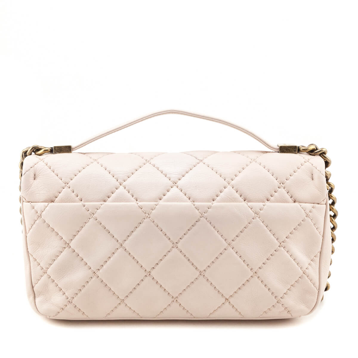 Chanel Pale Pink Calfskin Stitched Medium Urban Day Flap Bag - Love that Bag etc - Preowned Authentic Designer Handbags & Preloved Fashions