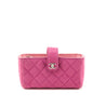 Chanel Pink Caviar O-Phone Card Holder - Love that Bag etc - Preowned Authentic Designer Handbags & Preloved Fashions