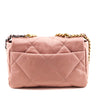 Chanel Pink Shiny Goatskin Quilted Medium Chanel 19 Flap Bag - Love that Bag etc - Preowned Authentic Designer Handbags & Preloved Fashions