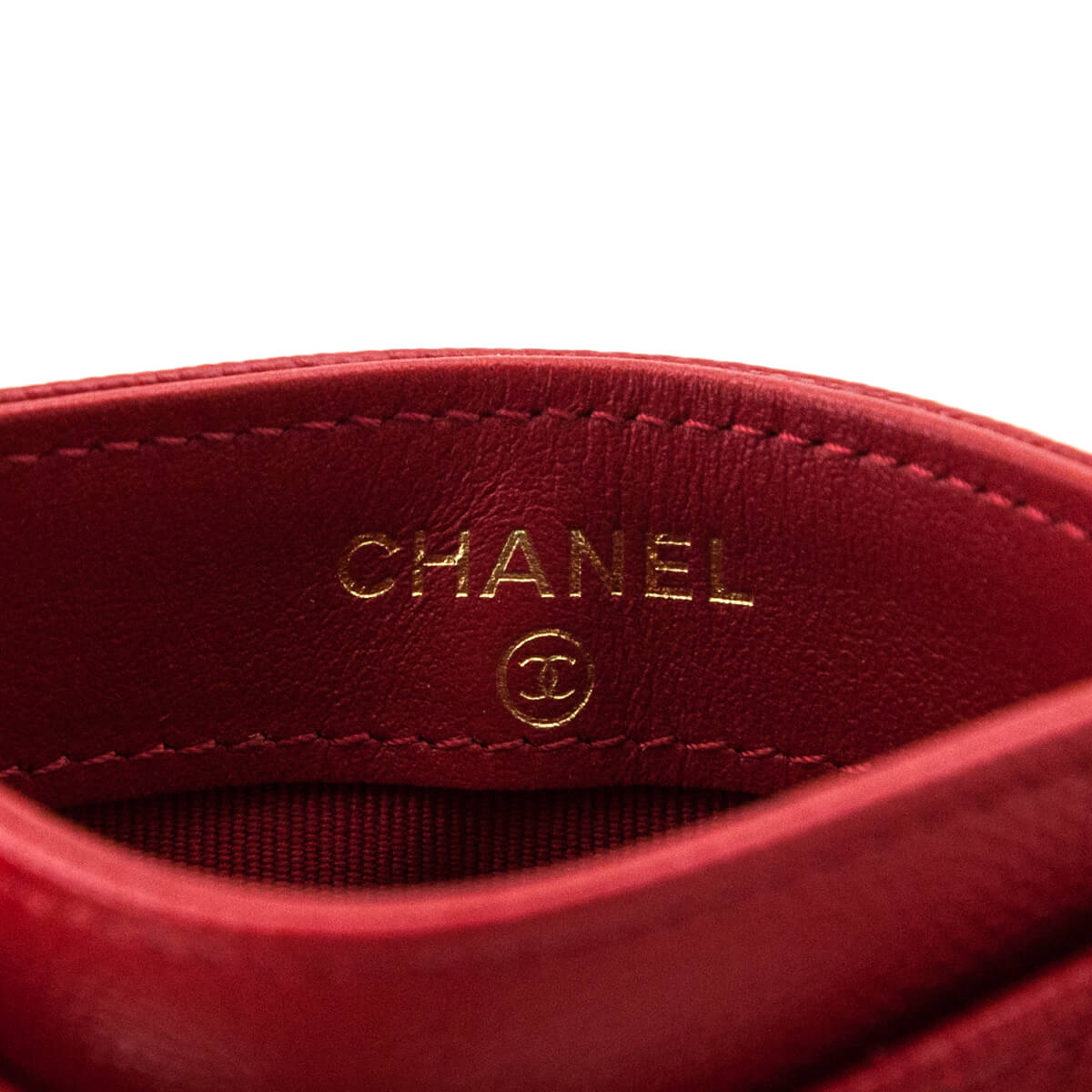 Chanel Red Caviar Quilted Card Holder - Love that Bag etc - Preowned Authentic Designer Handbags & Preloved Fashions