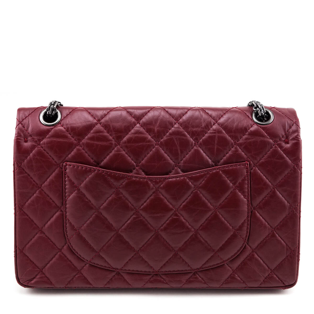 Chanel Red Quilted Aged Calfskin 2.55 Reissue 226 Flap Bag - Love that Bag etc - Preowned Authentic Designer Handbags & Preloved Fashions