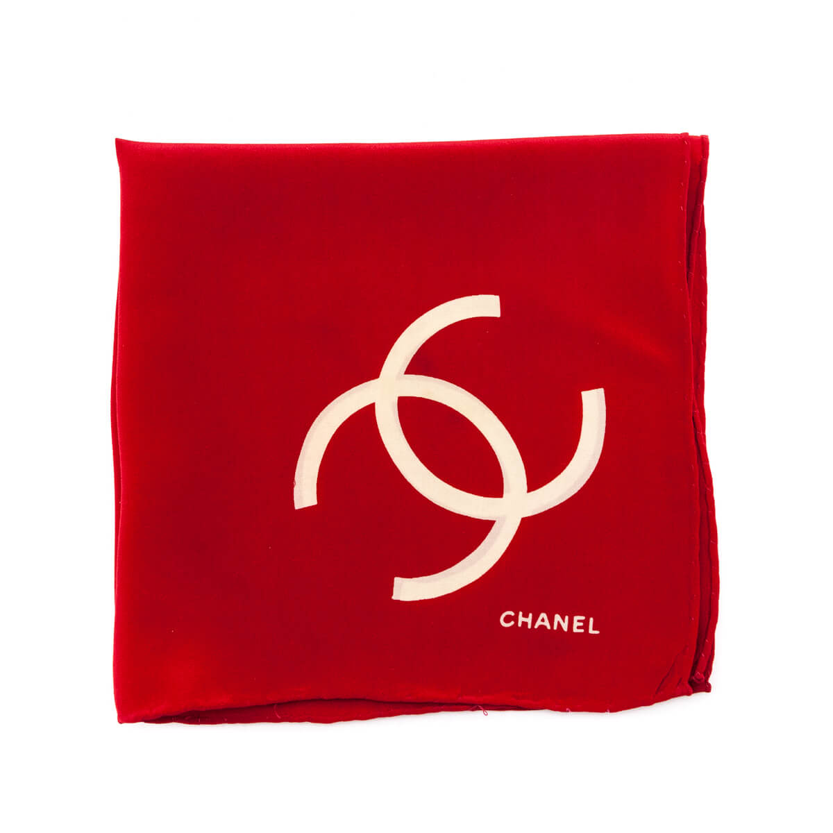 Chanel Red Silk CC Neck Scarf - Love that Bag etc - Preowned Authentic Designer Handbags & Preloved Fashions