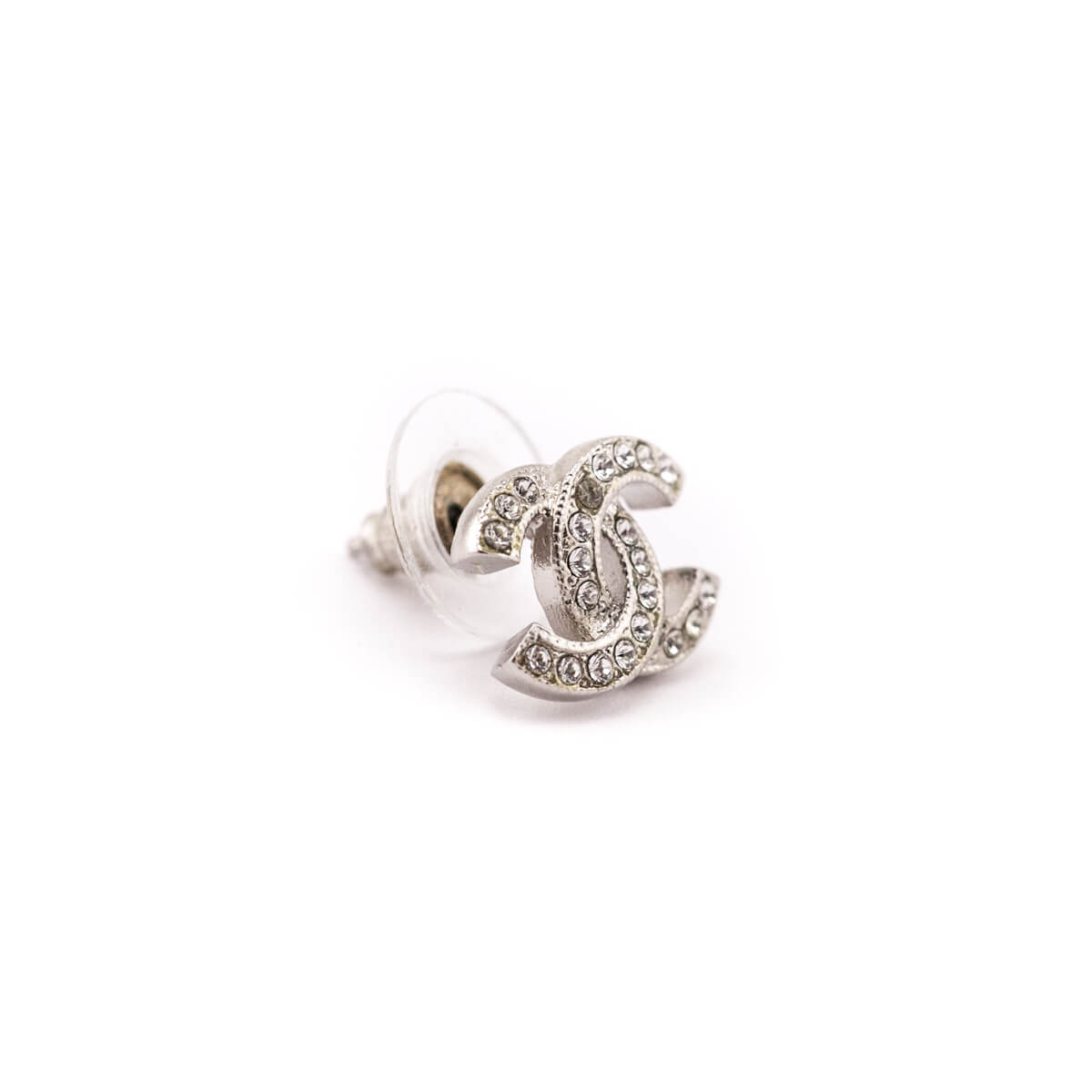 Chanel Strass CC Stud Earrings - Love that Bag etc - Preowned Authentic Designer Handbags & Preloved Fashions