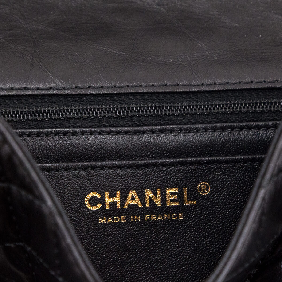 Chanel Black Aged Calfskin Quilted 2.55 Reissue Mini Flap Bag - Love that Bag etc - Preowned Authentic Designer Handbags & Preloved Fashions