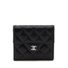 Chanel Black Caviar Quilted Classic Flap Wallet - Love that Bag etc - Preowned Authentic Designer Handbags & Preloved Fashions