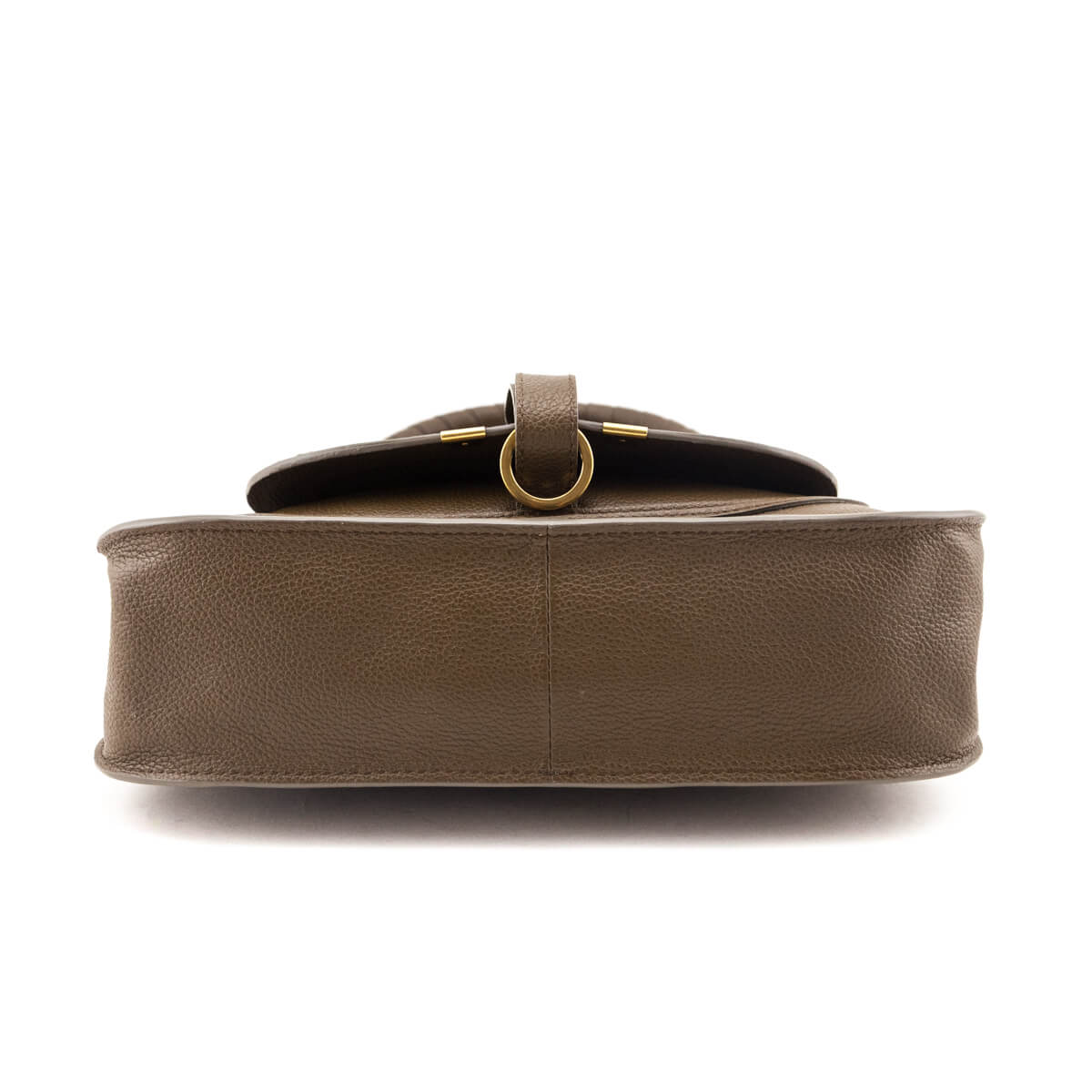 Chloe Dark Khaki Calfskin Small Marcie Satchel