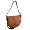 Chloe Tan Calfskin Small Kiss Shoulder Bag - Love that Bag etc - Preowned Authentic Designer Handbags & Preloved Fashions