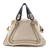 Chloe White & Black Calfskin Medium Paraty Bag - Love that Bag etc - Preowned Authentic Designer Handbags & Preloved Fashions