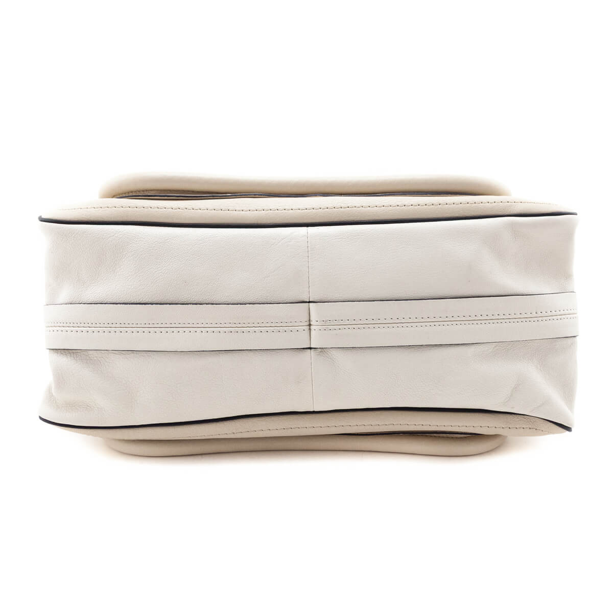 Chloe White & Black Calfskin Medium Paraty Bag - Love that Bag etc - Preowned Authentic Designer Handbags & Preloved Fashions