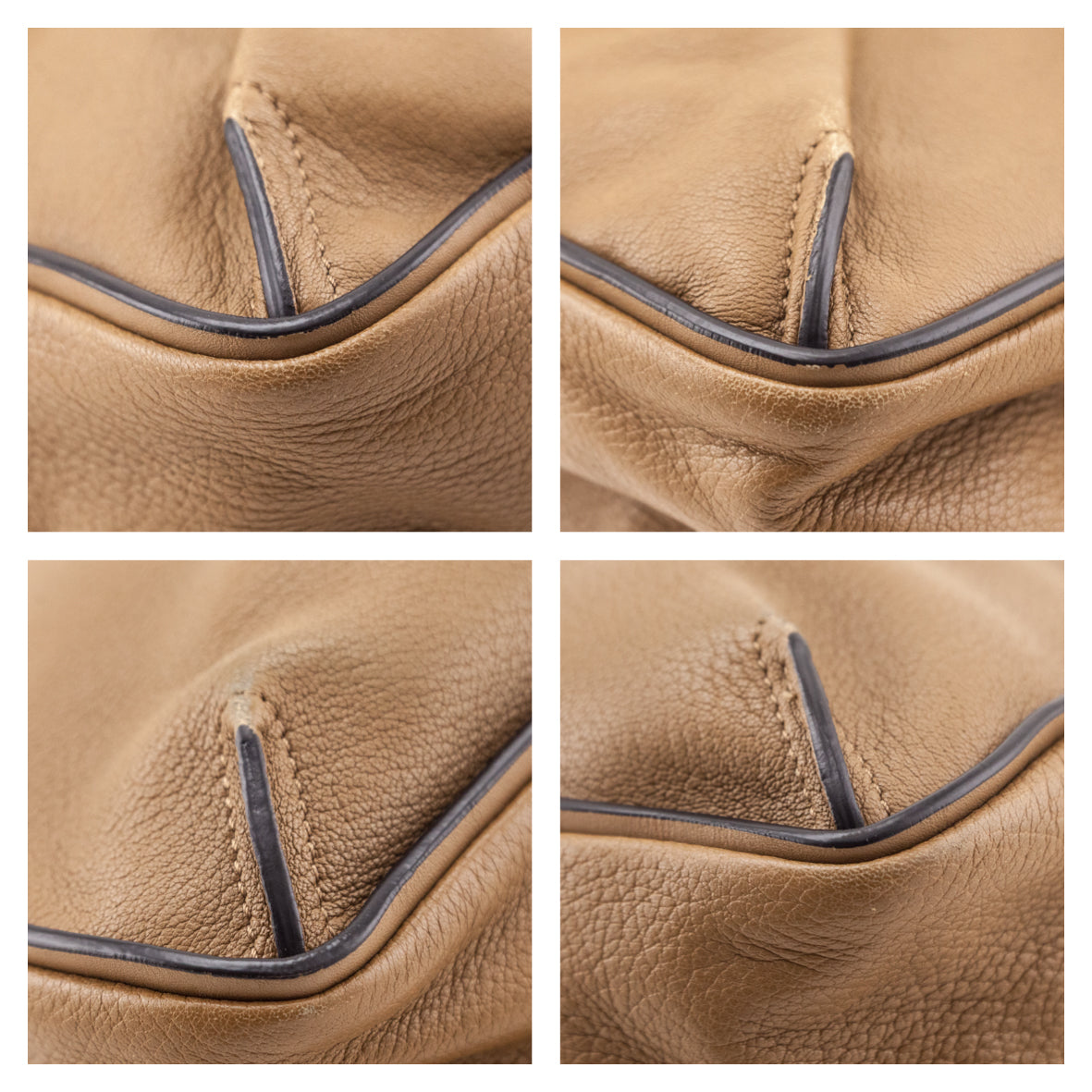 Chloe Nut Leather Small Lexa Double Strap Crossbody - Love that Bag etc - Preowned Authentic Designer Handbags & Preloved Fashions