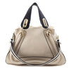 Chloe White & Black Calfskin Medium Paraty Bag - Love that Bag etc - Preowned Authentic Designer Handbags & Preloved Fashions