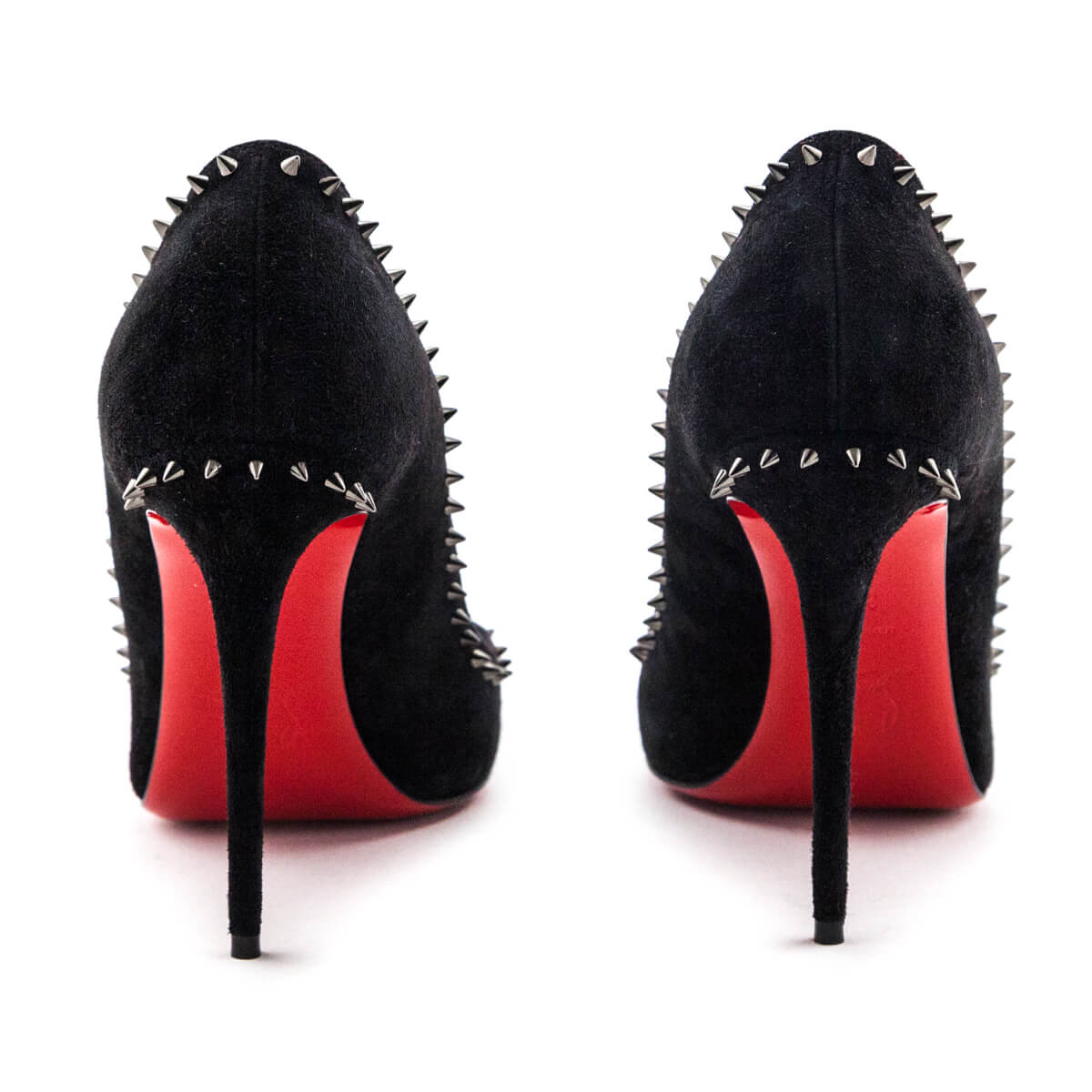 Christian Louboutin Black Calfskin Anjalina 100 Pumps Size US 9.5 | EU 39.5 - Love that Bag etc - Preowned Authentic Designer Handbags & Preloved Fashions