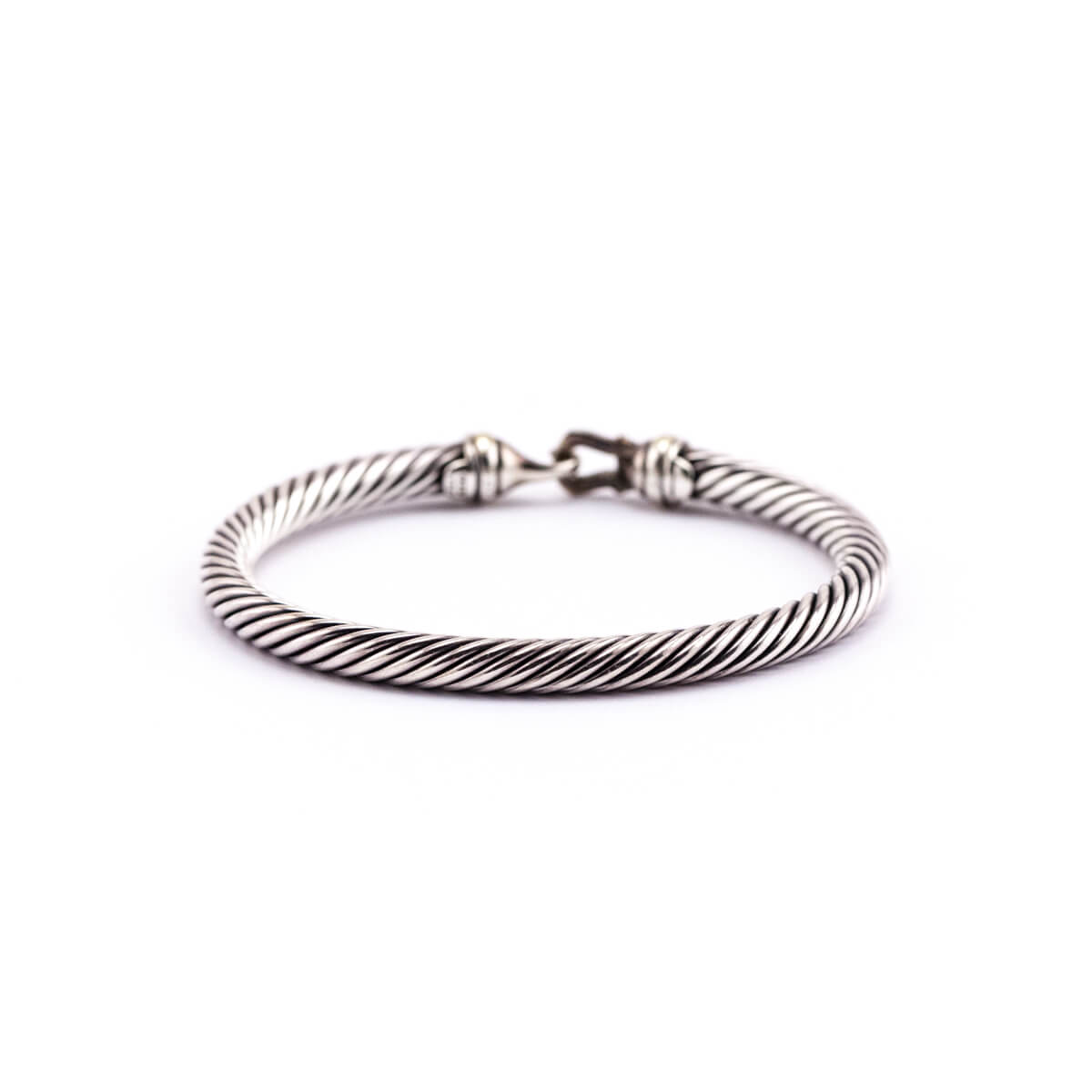 David Yurman Two-Tone Buckle Classic Cable Bracelet - Love that Bag etc - Preowned Authentic Designer Handbags & Preloved Fashions