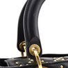 Dior Black Calfskin Studded Cannage Medium Supple Lady Dior - Love that Bag etc - Preowned Authentic Designer Handbags & Preloved Fashions