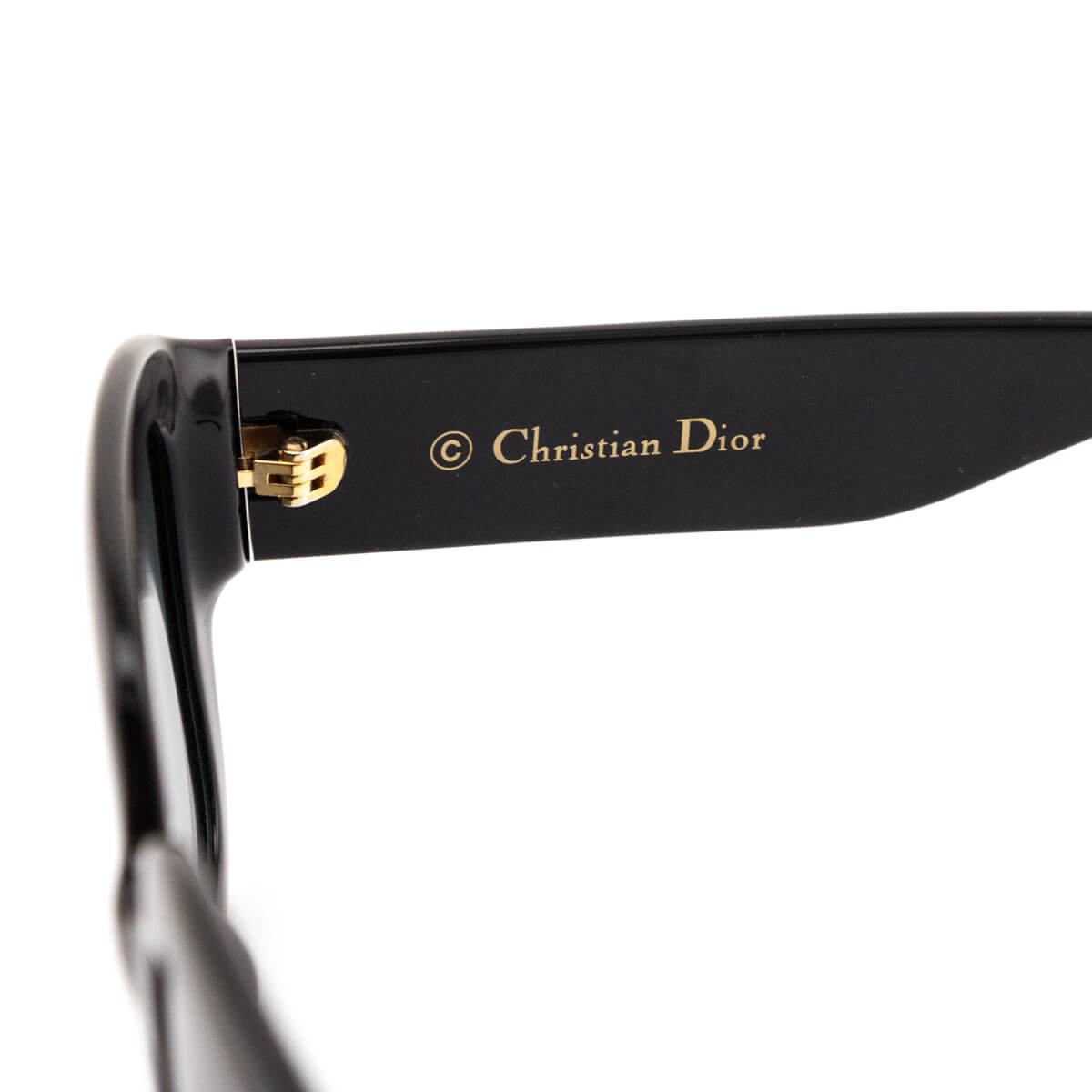 Dior Black DDior Square Tinted Logo Sunglasses - Love that Bag etc - Preowned Authentic Designer Handbags & Preloved Fashions
