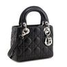 Dior Black Lambskin Cannage Mini Lady Dior - Love that Bag etc - Preowned Authentic Designer Handbags & Preloved Fashions