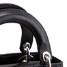 Dior Black Lambskin Cannage Mini Lady Dior - Love that Bag etc - Preowned Authentic Designer Handbags & Preloved Fashions