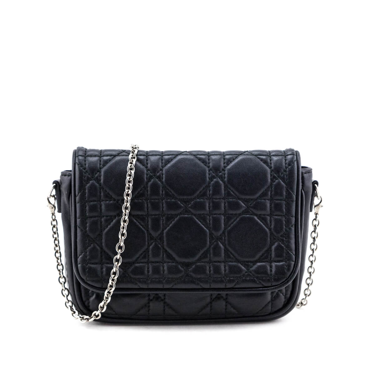 Dior Black Lambskin Mini Chain Bag - Love that Bag etc - Preowned Authentic Designer Handbags & Preloved Fashions