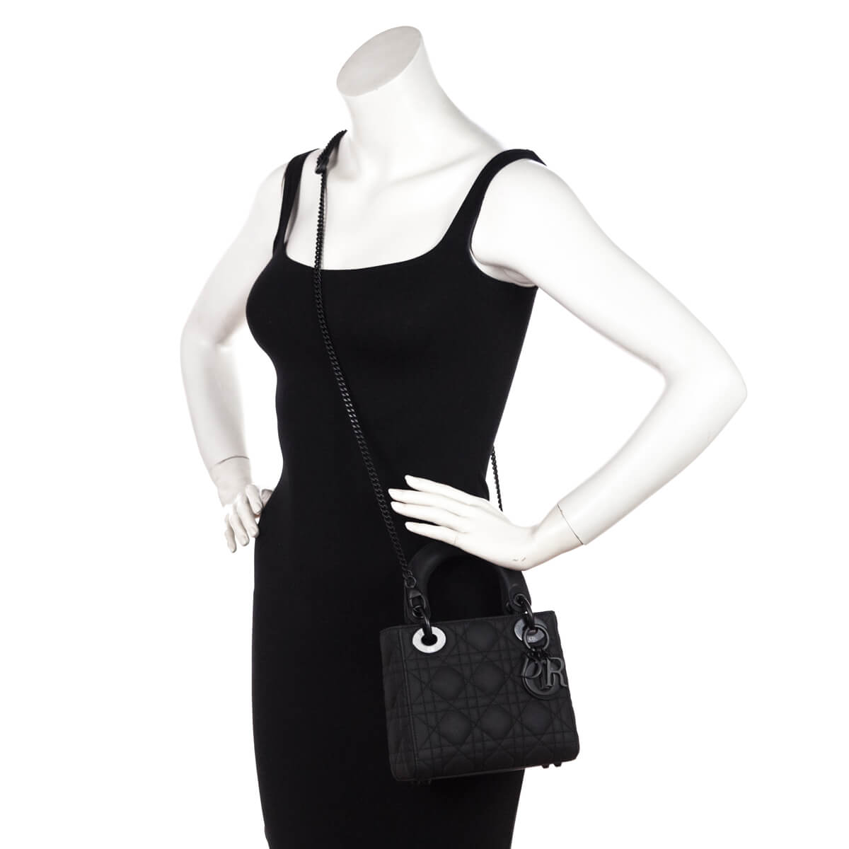 Túi Dior Lady Mini Bag Black Ultra Matte Cannage Calfskin  Nice Bag
