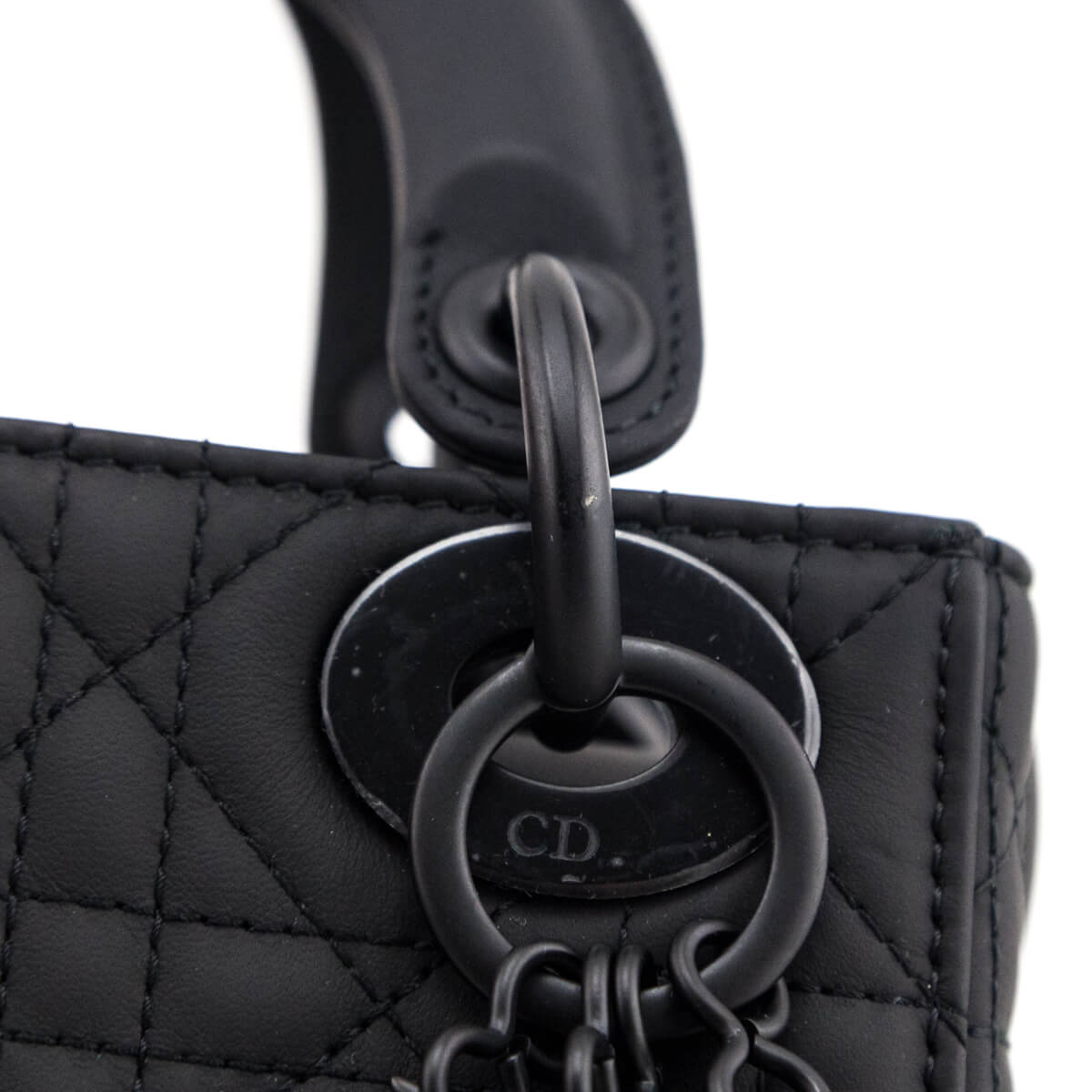 Lady dior 2024 black matt