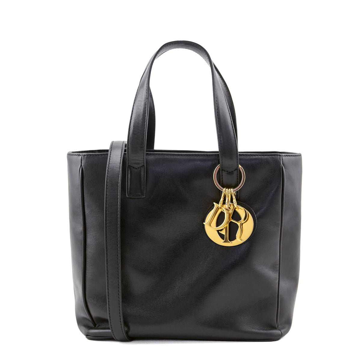 Dior Black Vintage Small Lady Dior Bag