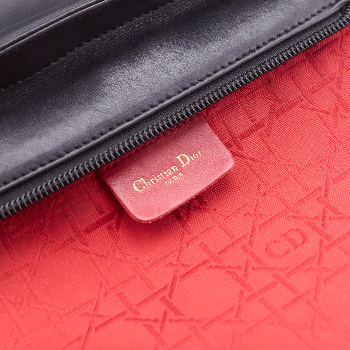 Dior Black Vintage Small Lady Dior Bag