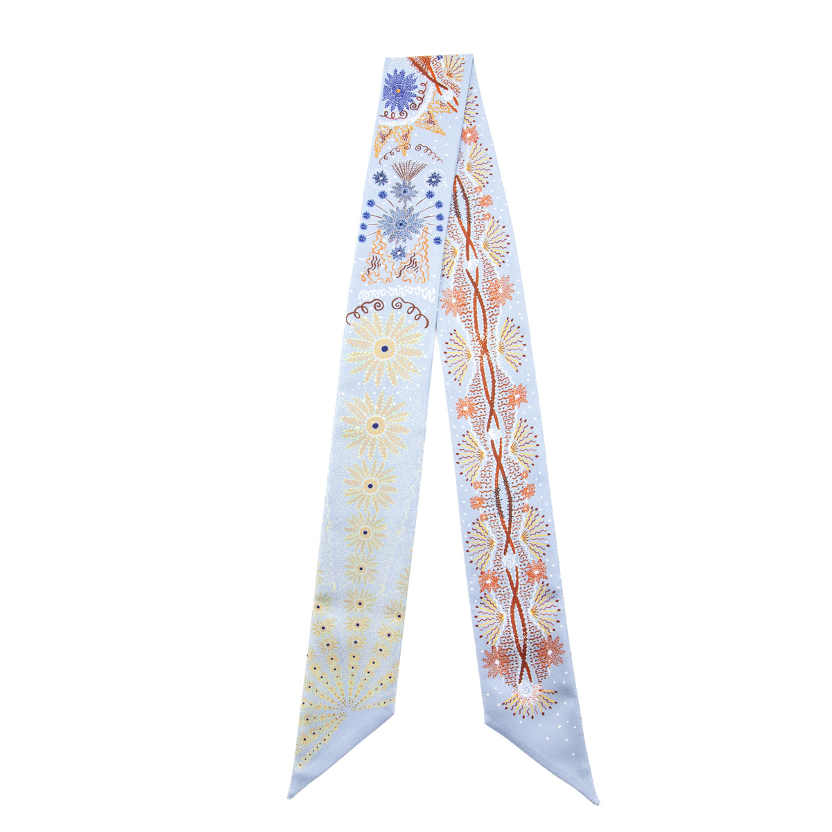 Dior Blue Tarot Mitzah Silk Bandeau