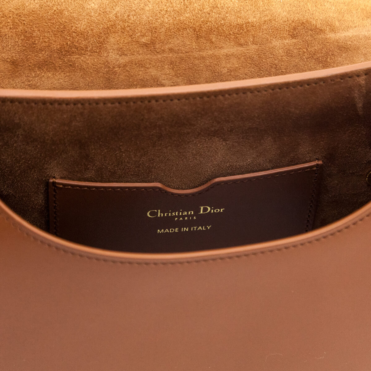 Christian Dior Leather Saddle Bag  Vivrelle