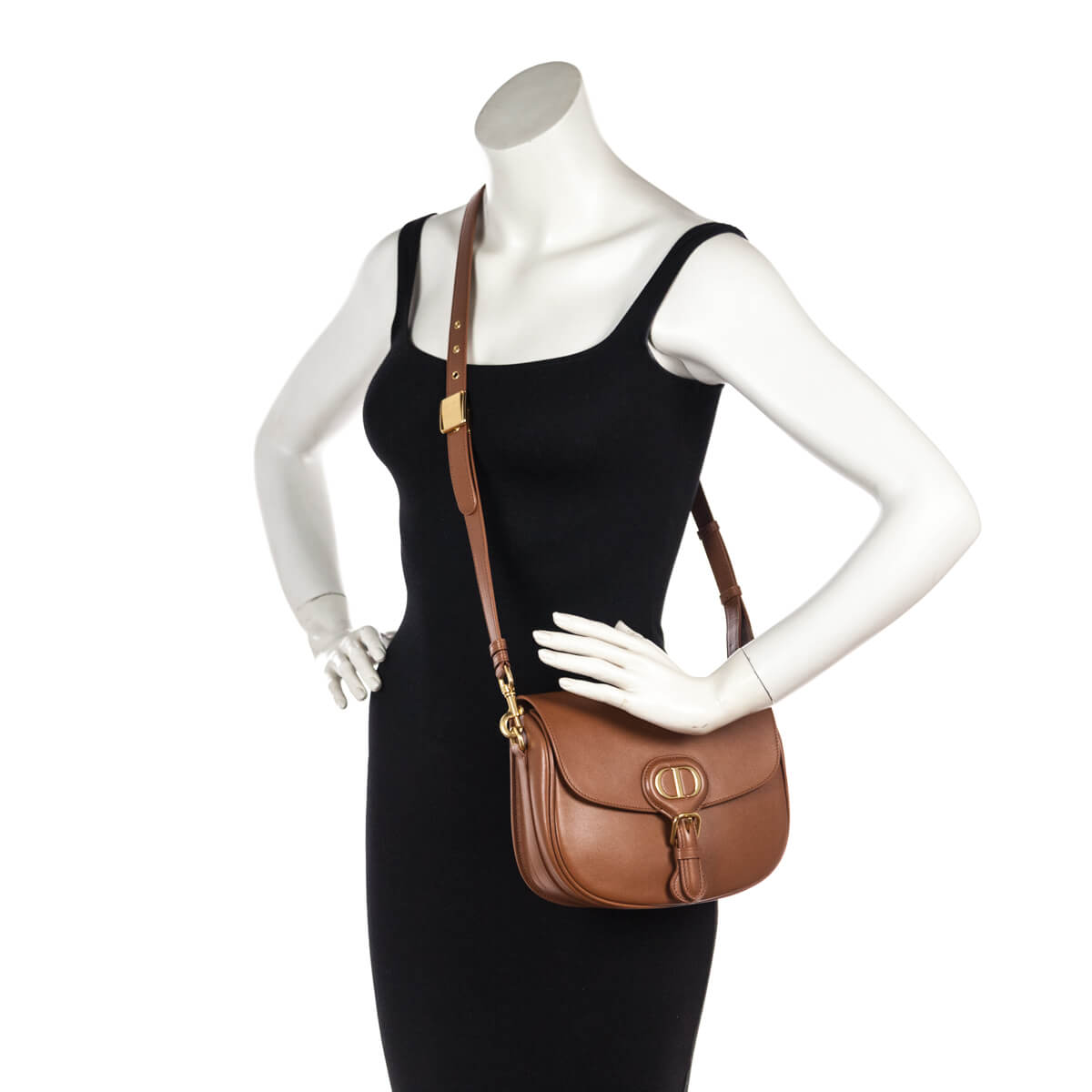Dior Camel Box Calfskin Medium Bobby Flap Bag - Love that Bag etc - Preowned Authentic Designer Handbags & Preloved Fashions