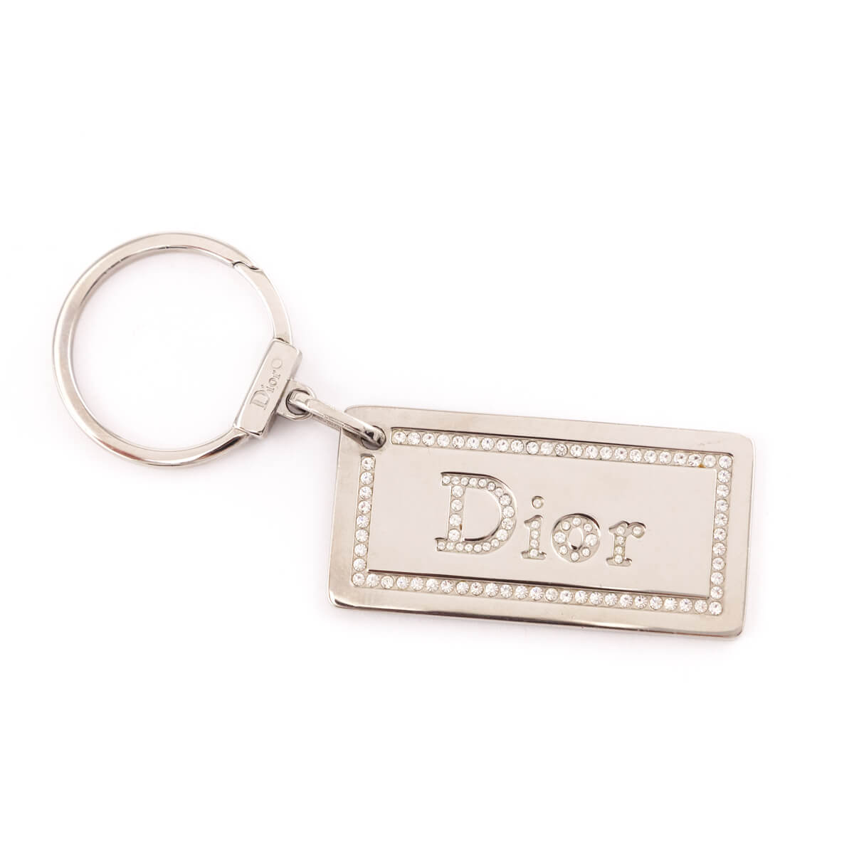 Dior Diamante Logo Keychain - Love that Bag etc - Preowned Authentic Designer Handbags & Preloved Fashions