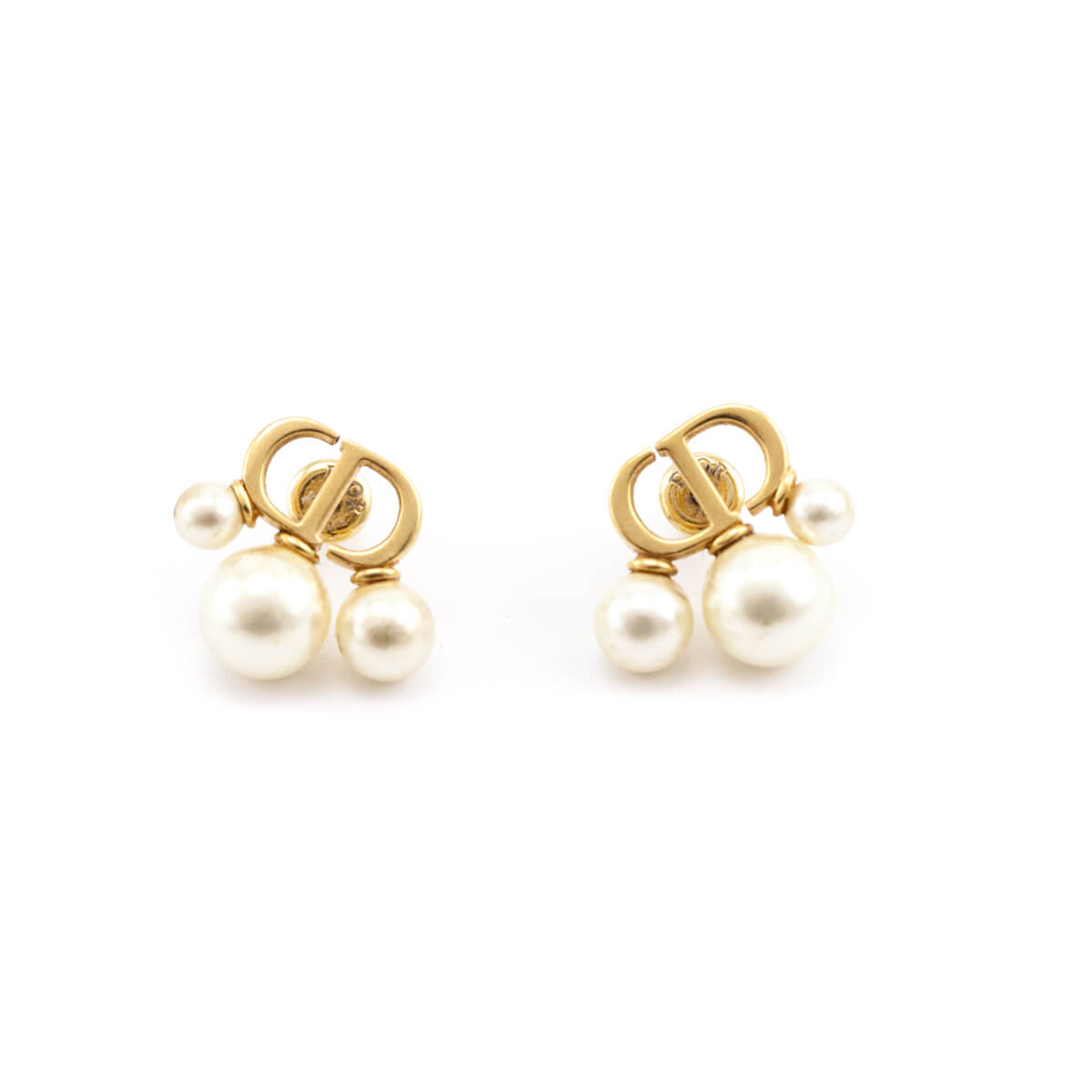 Dior Faux Pearl CD Tribales Earrings - Love that Bag etc - Preowned Authentic Designer Handbags & Preloved Fashions