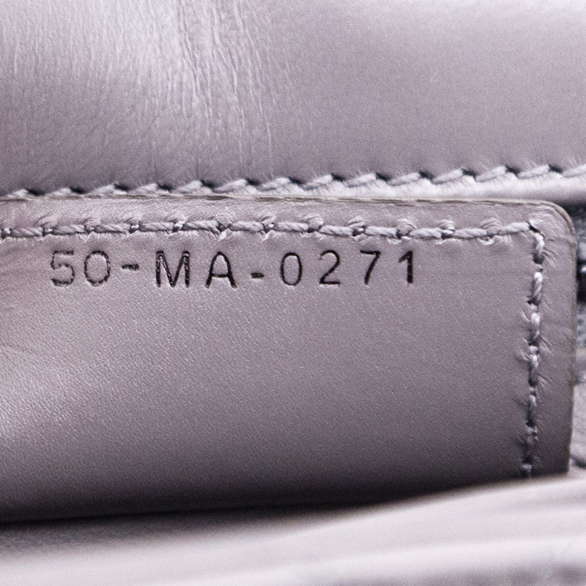 Dior Grey Calfskin Macrocannage Medium Caro Bag - Love that Bag etc - Preowned Authentic Designer Handbags & Preloved Fashions