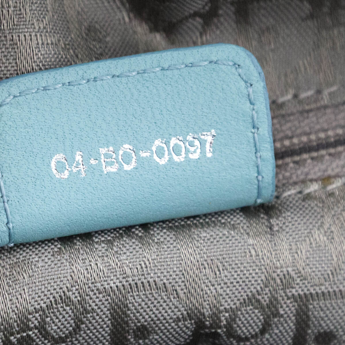 Dior Light Blue Lambskin Cannage Medium Dior Soft Hobo