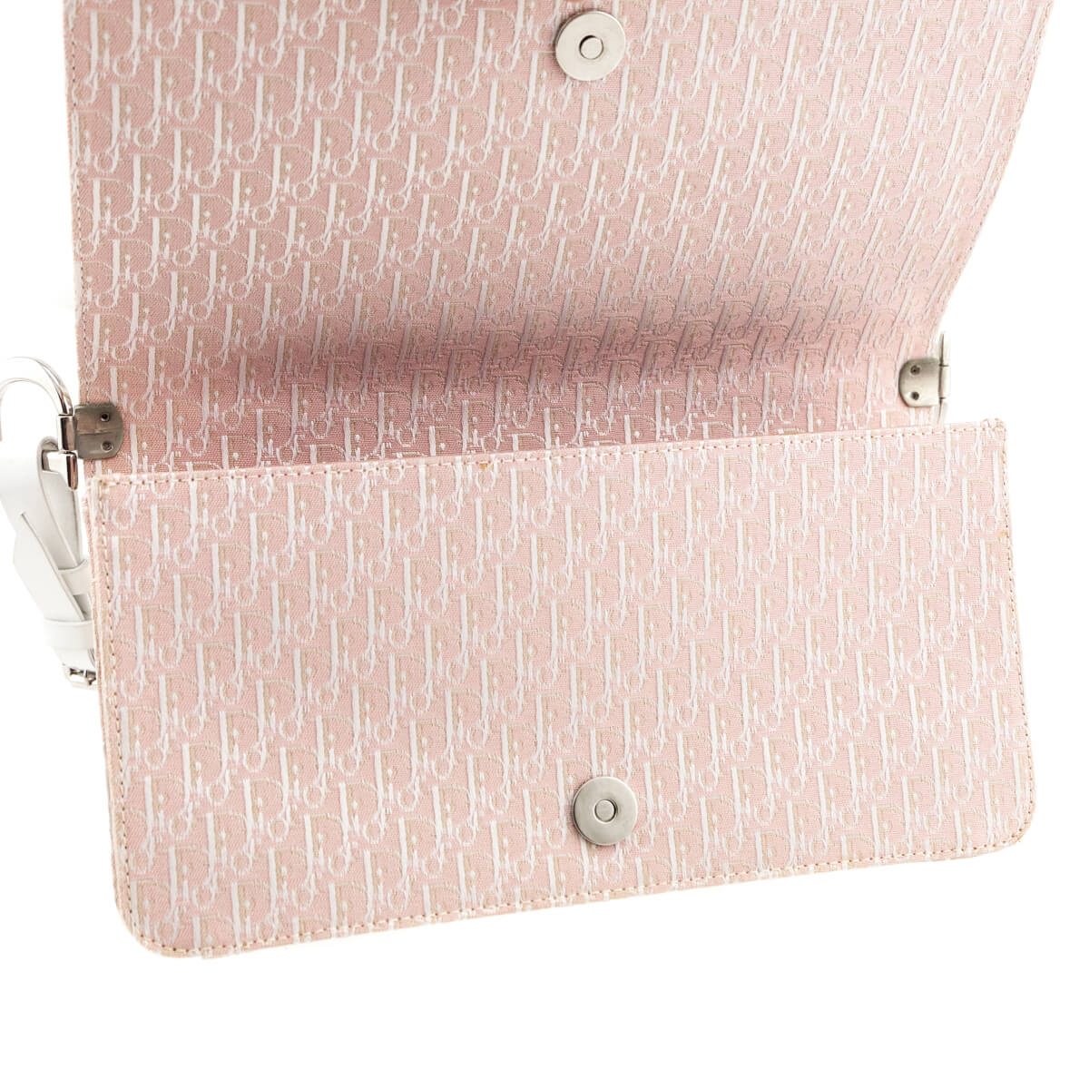 Dior Light Pink Monogram D Trick Shoulder Bag - Love that Bag etc - Preowned Authentic Designer Handbags & Preloved Fashions